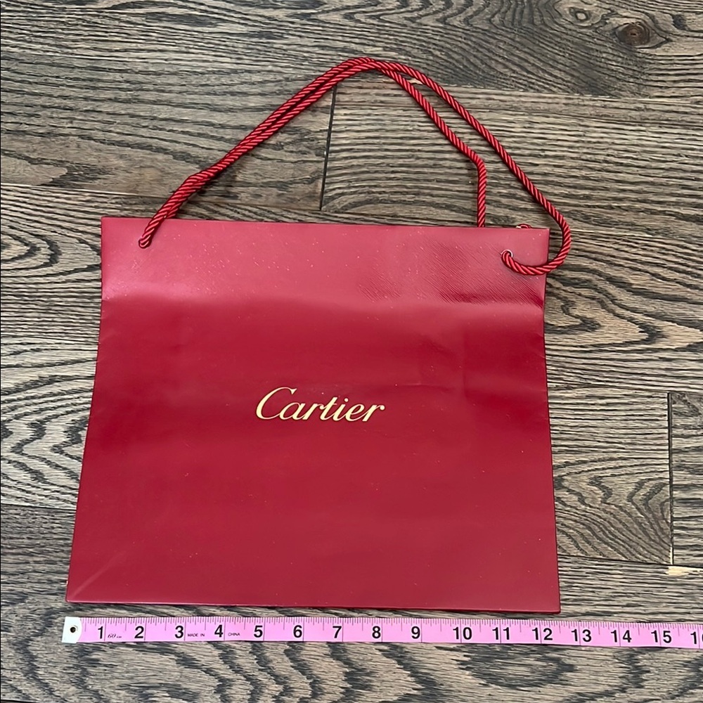 Cartier Red Gift Bag
